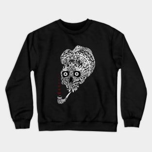 Skull Ornate Crewneck Sweatshirt